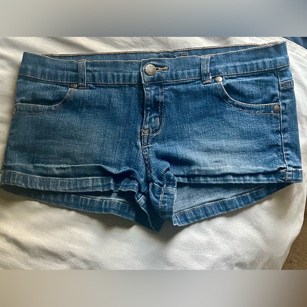 Classic Blue Denim Women's Jean Shorts